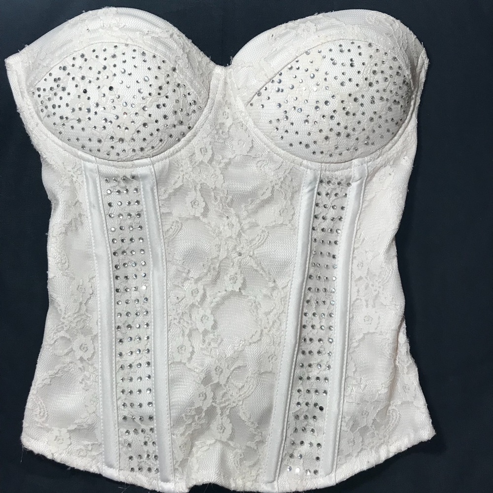 Charlotte Russe white corset